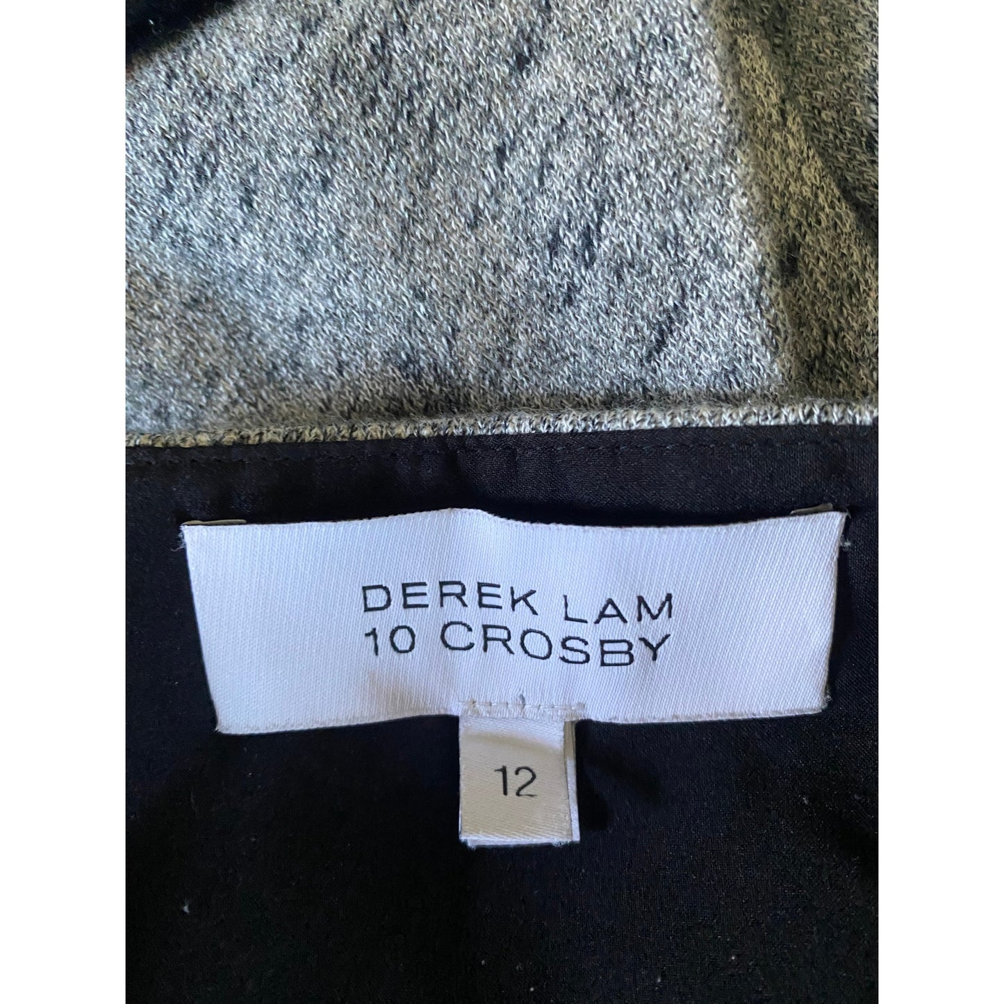 Derek Lam 10 Crosby Gray Mini Skater Skirt Size 12