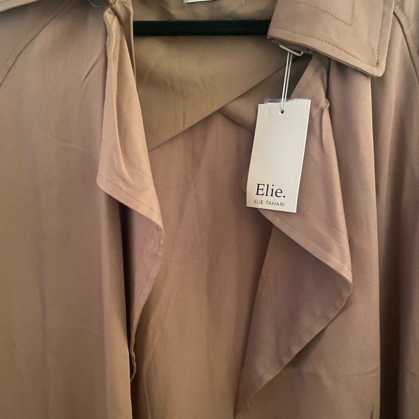 NWT Elie Elie Tahari Lyocell Coat Size S