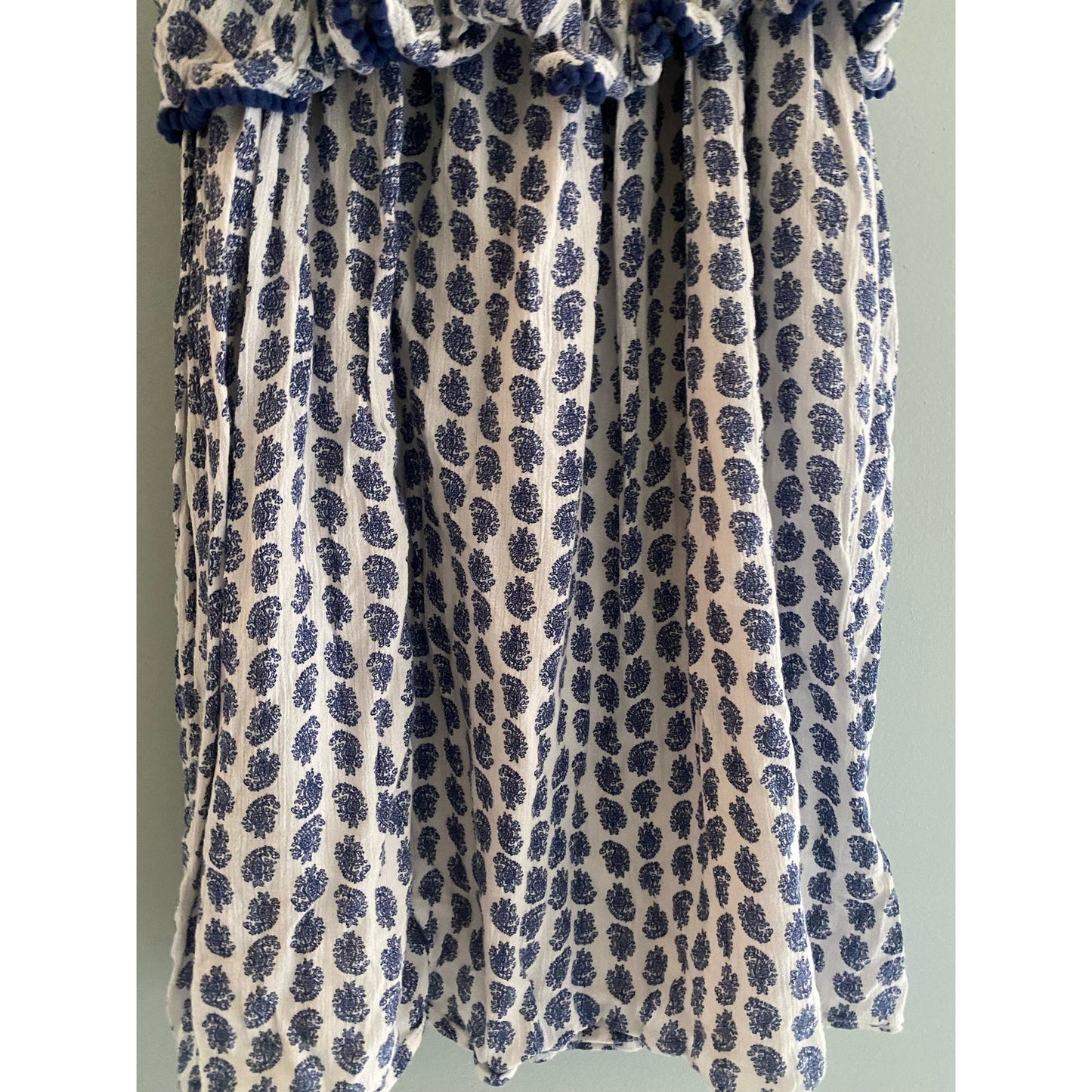 Polo Ralph Lauren Blue and White Sundress Size 6x