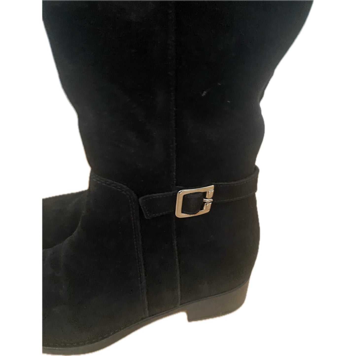 La Canadienne Silvana Black Suede Boots Size M