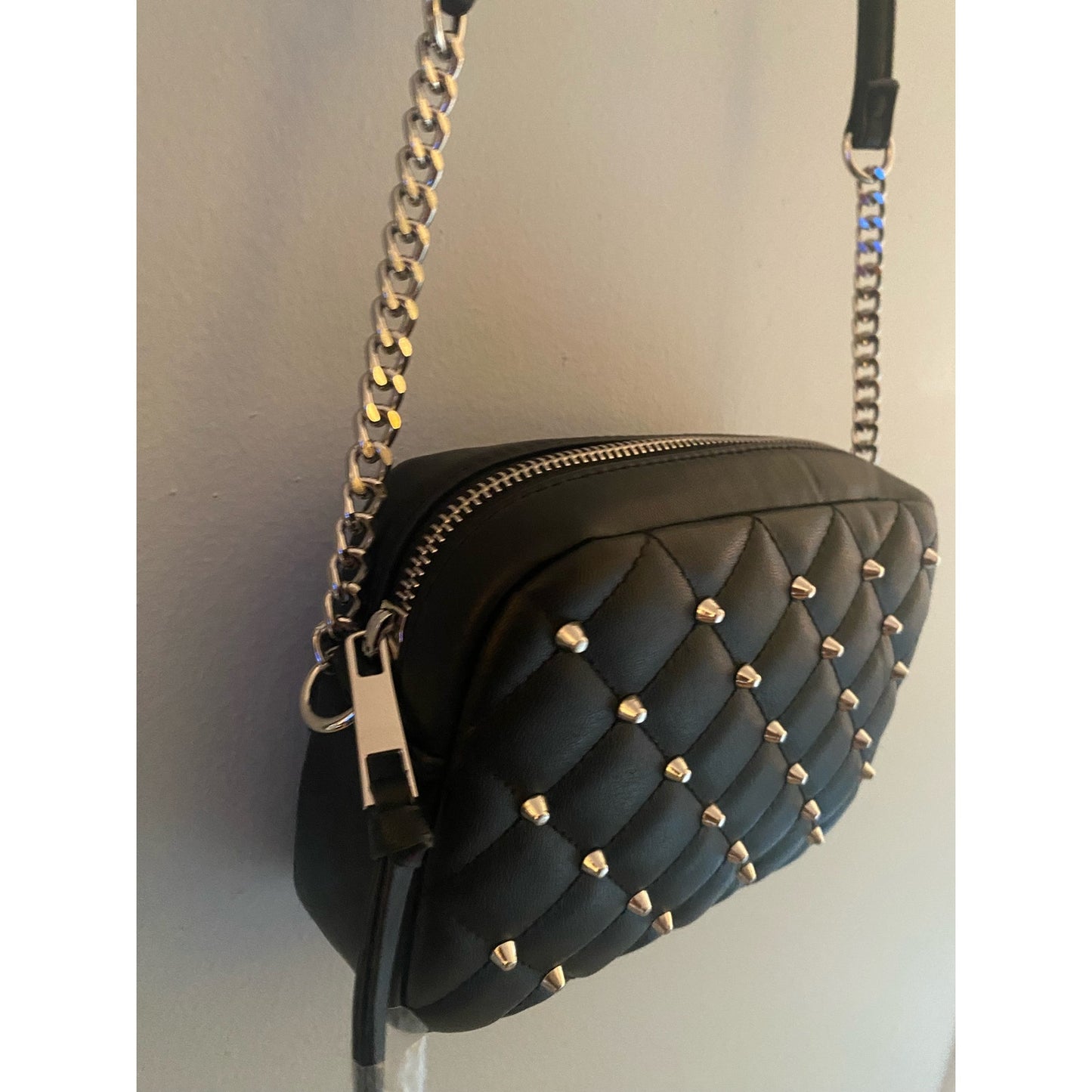 NWOT Rebecca Minkoff Studded Crossbody Bag in Black