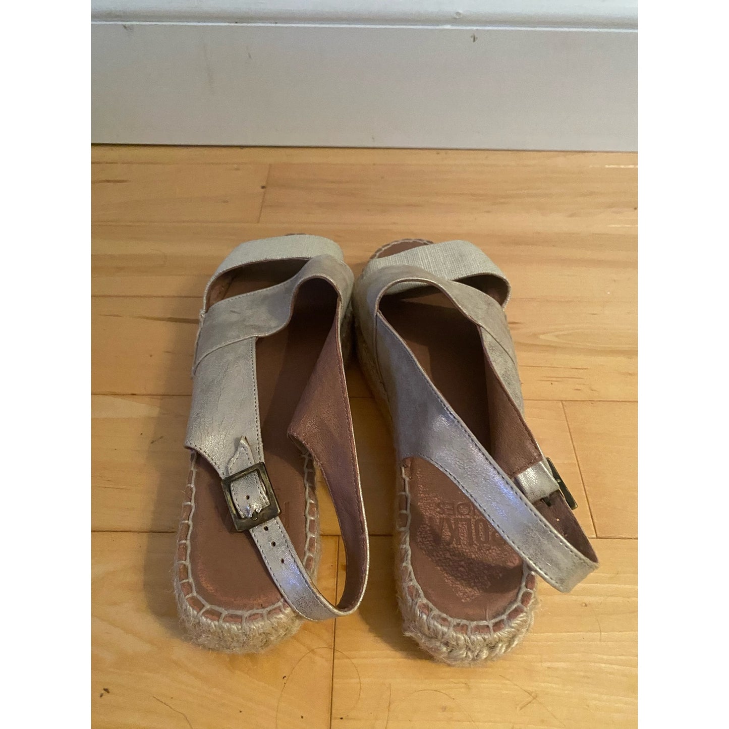 Polka Espadrille Sandals Size 37