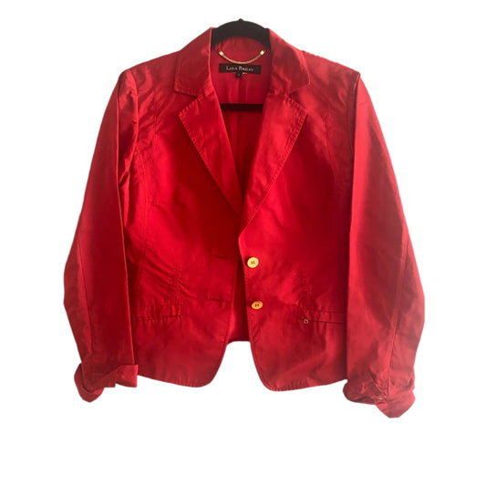 Lida Baday Red Blazer Size 10