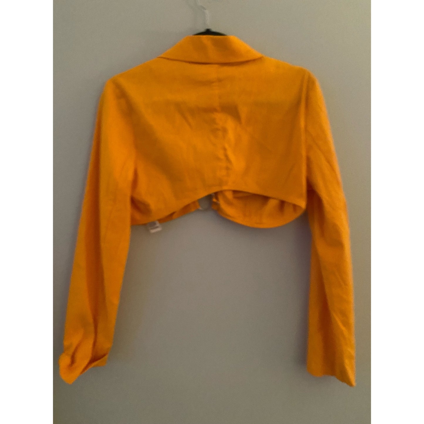 NWT Bershka Orange Cropped Top Size M