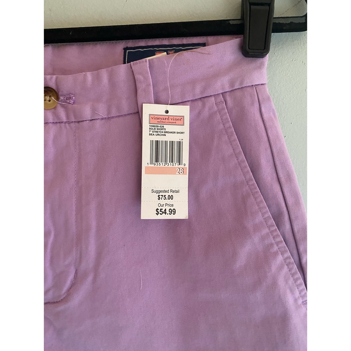 NWT Vineyard Vines Classic Fit 7” Breaker Shorts in Sea Urchin Size 28