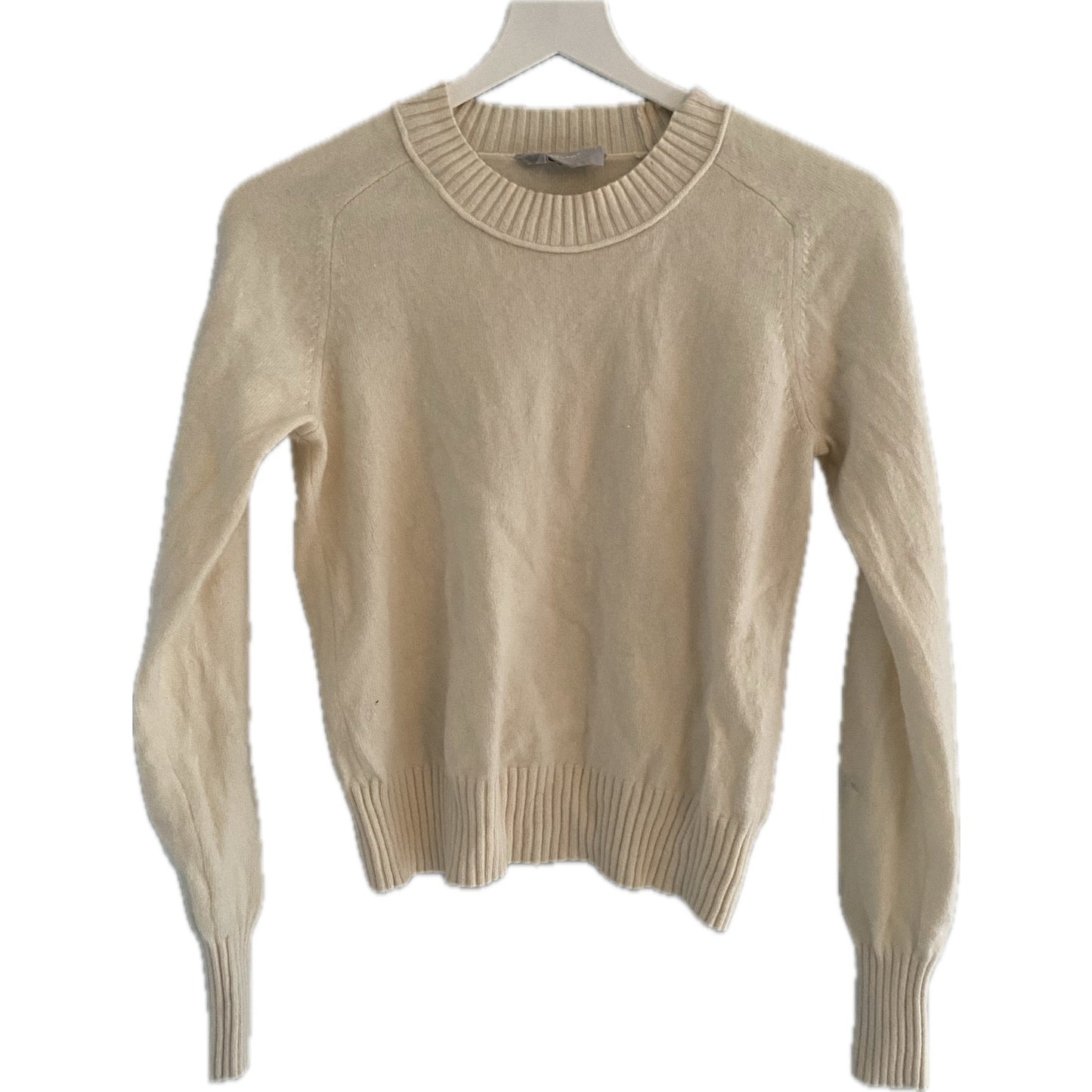 Everlane Cream Crew Neck Sweater Size XS